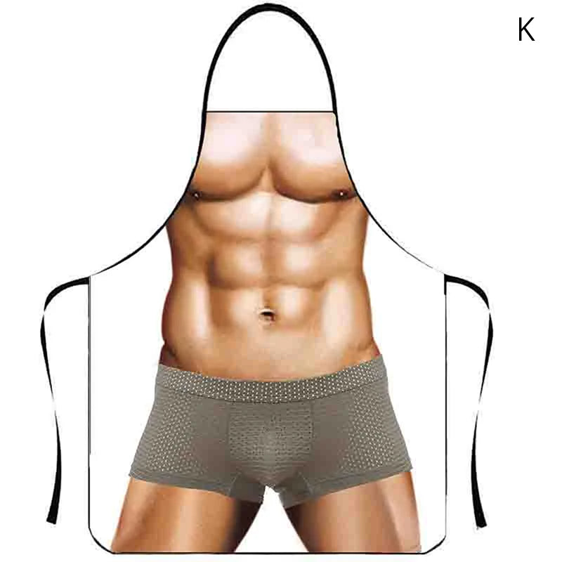 1PC Aprons Sexy Funny Kitchen For Women Man BBQ Cleaning Cooking Apron Stain-proof Apron Barbecue Apron סינרים uniforme dechef
