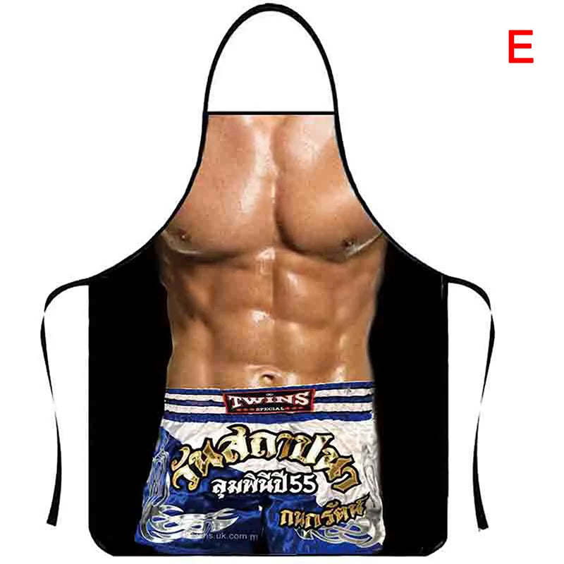 1PC Aprons Sexy Funny Kitchen For Women Man BBQ Cleaning Cooking Apron Stain-proof Apron Barbecue Apron סינרים uniforme dechef