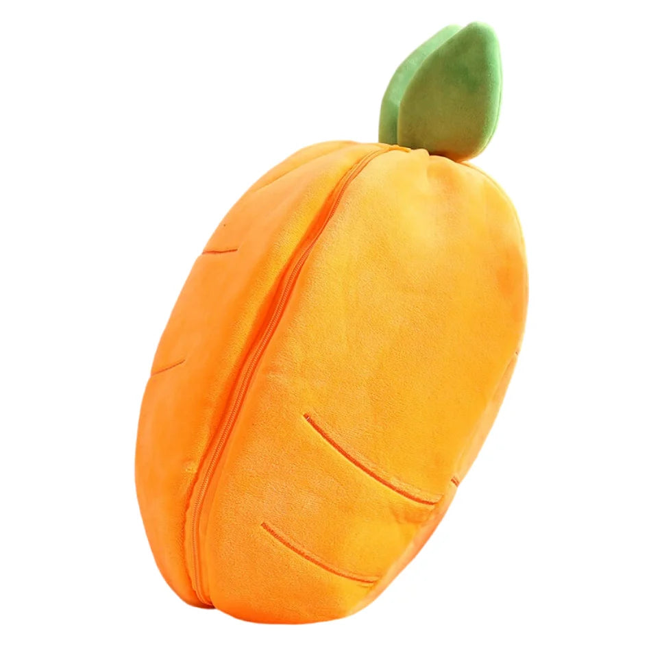 18cm Creative Funny Doll Carrot Rabbit Plush Toy Stuffed Soft Hiding in Strawberry Bunny Bag Toys for Kids Girls Birthday Gift