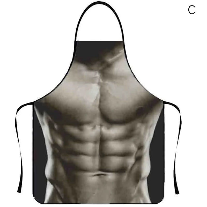 1PC Aprons Sexy Funny Kitchen For Women Man BBQ Cleaning Cooking Apron Stain-proof Apron Barbecue Apron סינרים uniforme dechef