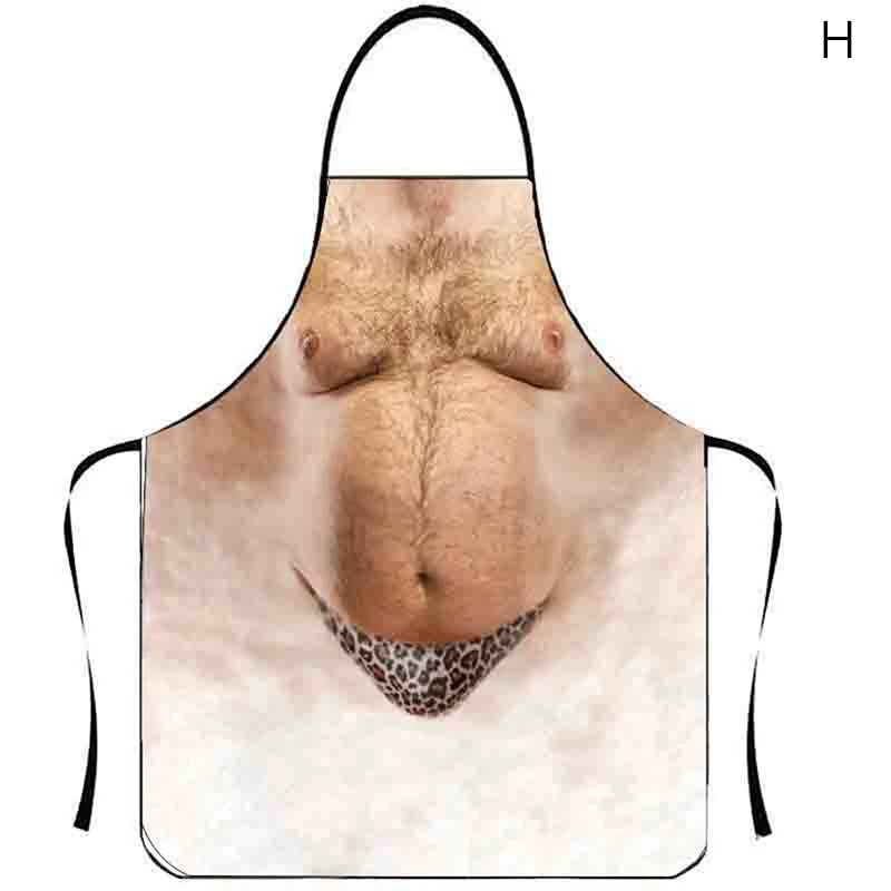 1PC Aprons Sexy Funny Kitchen For Women Man BBQ Cleaning Cooking Apron Stain-proof Apron Barbecue Apron סינרים uniforme dechef