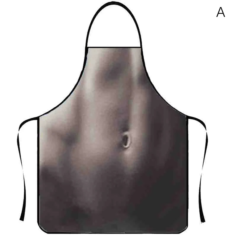 1PC Aprons Sexy Funny Kitchen For Women Man BBQ Cleaning Cooking Apron Stain-proof Apron Barbecue Apron סינרים uniforme dechef