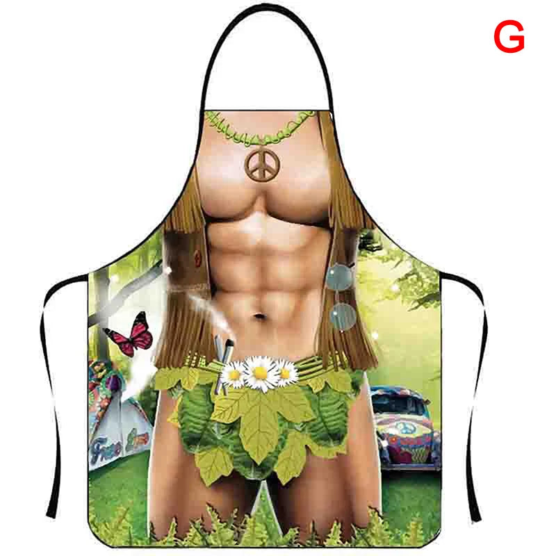 1PC Aprons Sexy Funny Kitchen For Women Man BBQ Cleaning Cooking Apron Stain-proof Apron Barbecue Apron סינרים uniforme dechef