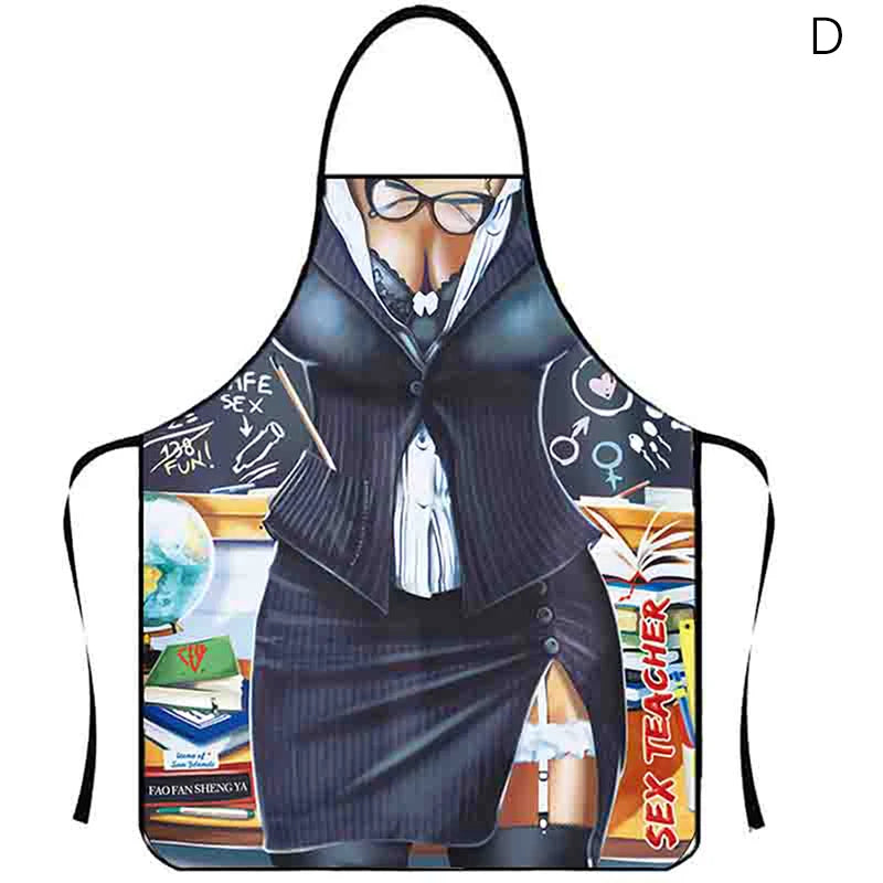 1PC Aprons Sexy Funny Kitchen For Women Man BBQ Cleaning Cooking Apron Stain-proof Apron Barbecue Apron סינרים uniforme dechef